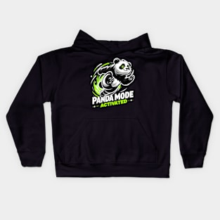 "Panda Power: Ready for Action" Kids Hoodie